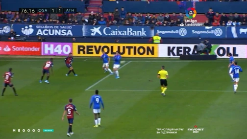 Round 14. Osasuna — Athletic 1:2. Highlights