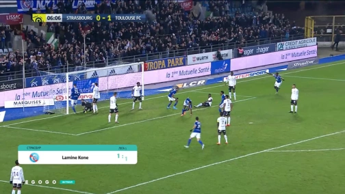 Round 17. Strasbourg — Toulouse 4:2. Highlights
