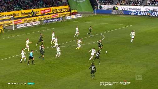 15-й тур. Вольфсбург — Боруссия Менхенгладбах 2:1. Обзор матча