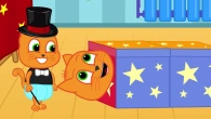 Cats Family in English - Brother Shows Magic Tricks Cartoon for Kids