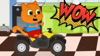 Cats Family in English - RC Racing Cartoon for Kids