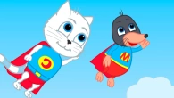 Benny Mole and Friends - Superheroes Rush to the Rescue Cartoon for Kids