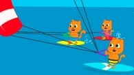 Cats Family en Français - Sur Les Vagues En Parachute Animé 2020 en Français