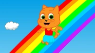 Cats Family en Français - Monter un Arc-en-ciel Magique Vidéos Animés 2020 en Français