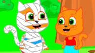 Cats Family en Français - Frère a Fait un Costume de Zombie Vidéos Animés 2020 en Français