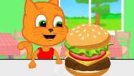 Cats Family en Français - Big Burger Dessin Animé 2019 en Français