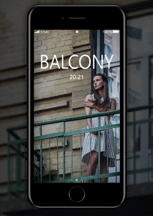 Balcony — plakat