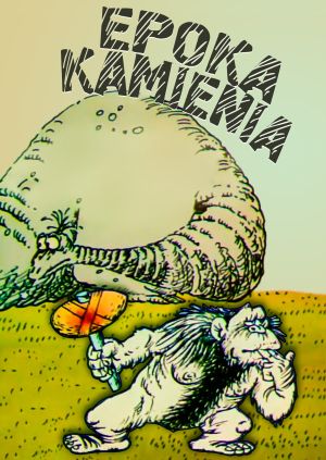 Epoka kamienia — plakat