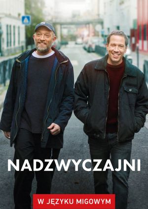 Nadzwyczajni (w języku migowym) — plakat